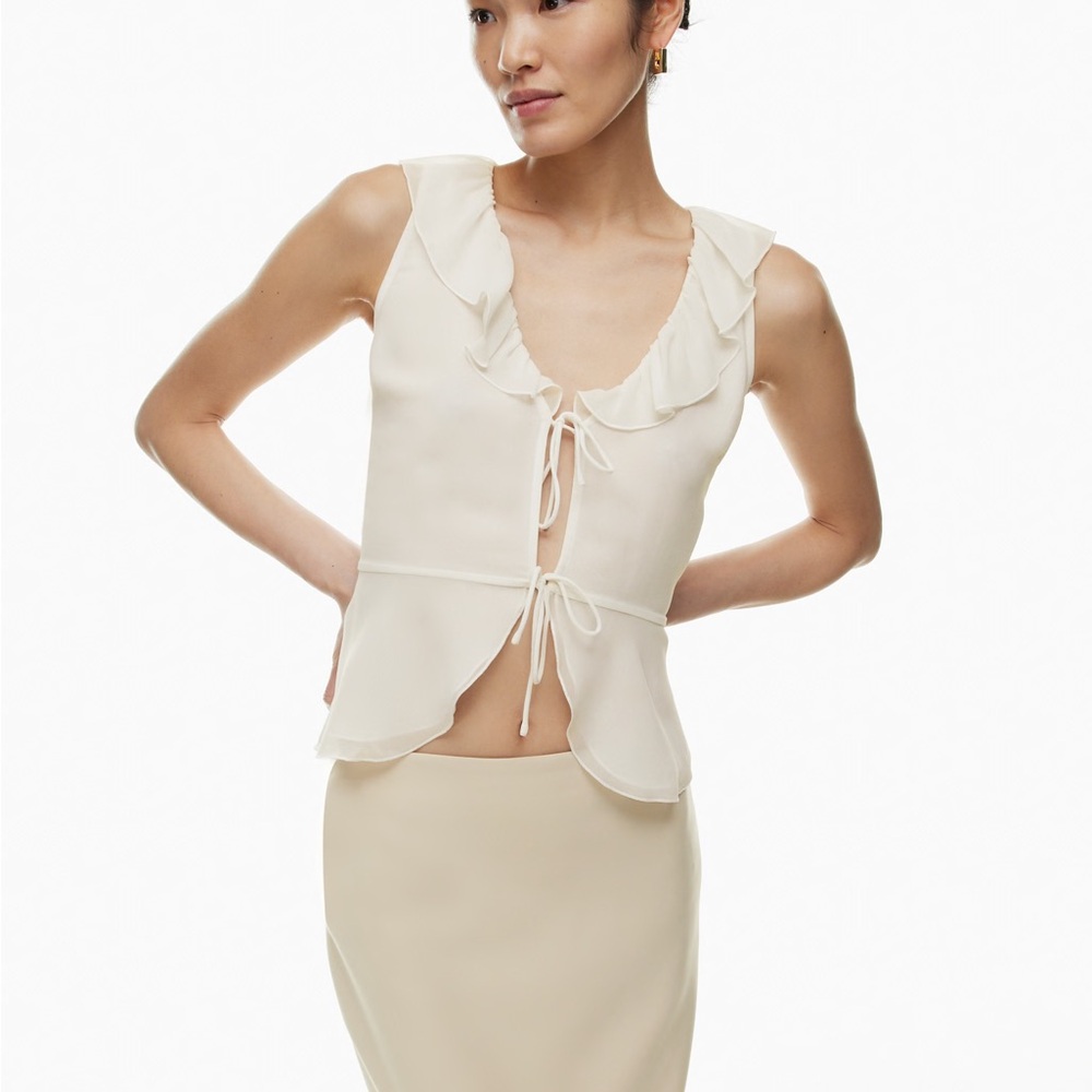 Aritzia Wilfred Flitter Blouse